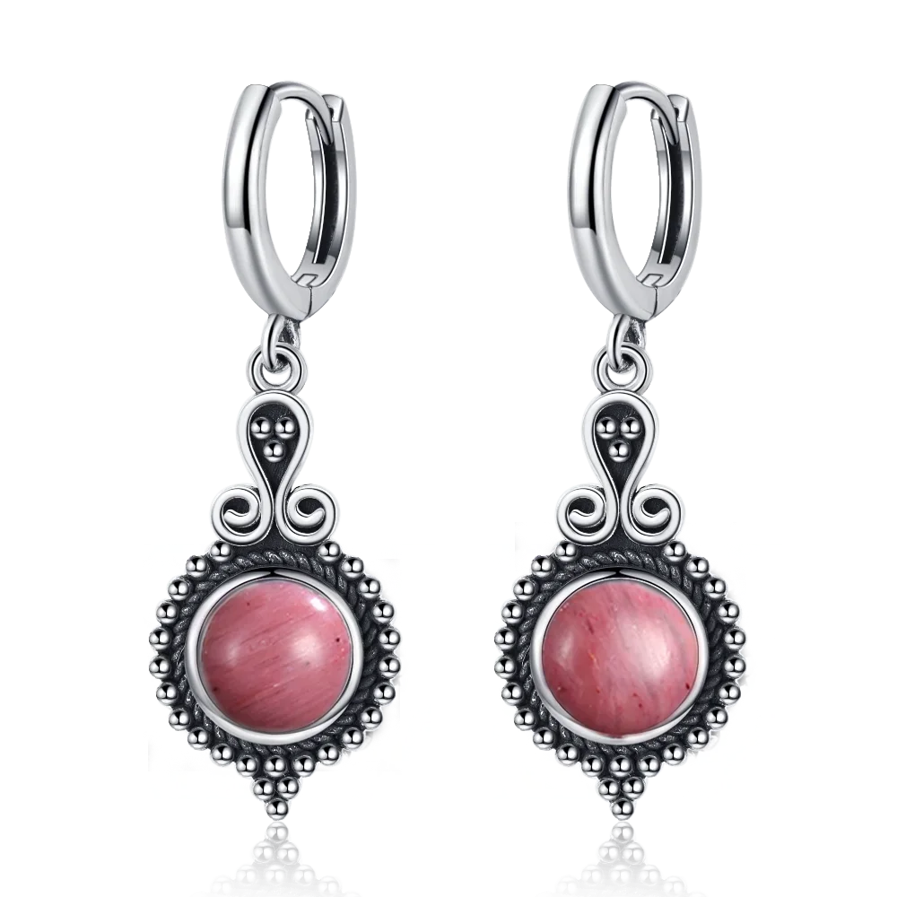 Elegant Kyanite Silver Drop Earrings